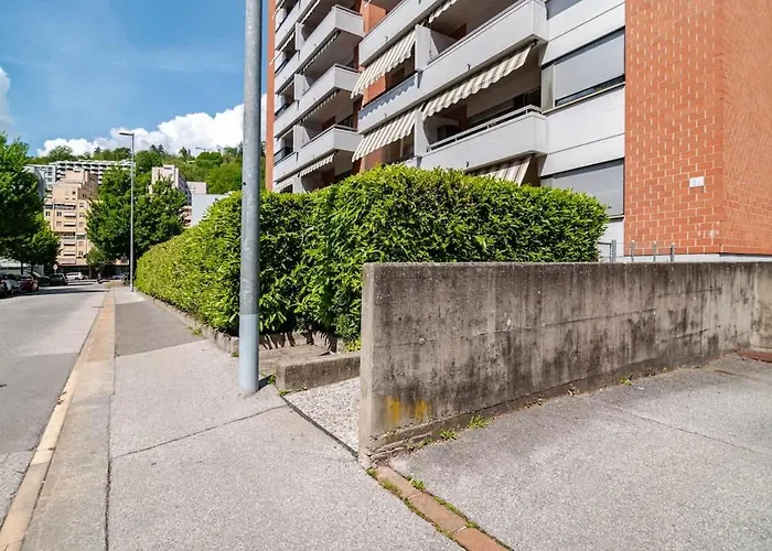 Penthouse With Terrace & Parking Apartamento Lugano